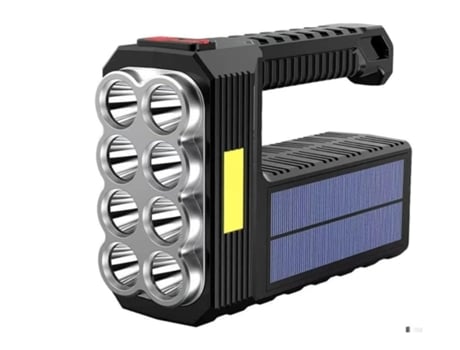 Lanterna Portátil Solar De 8 Leds Lanterna Portátil Recarregável Super Brilhante Equipamento De Trabalho Poderoso