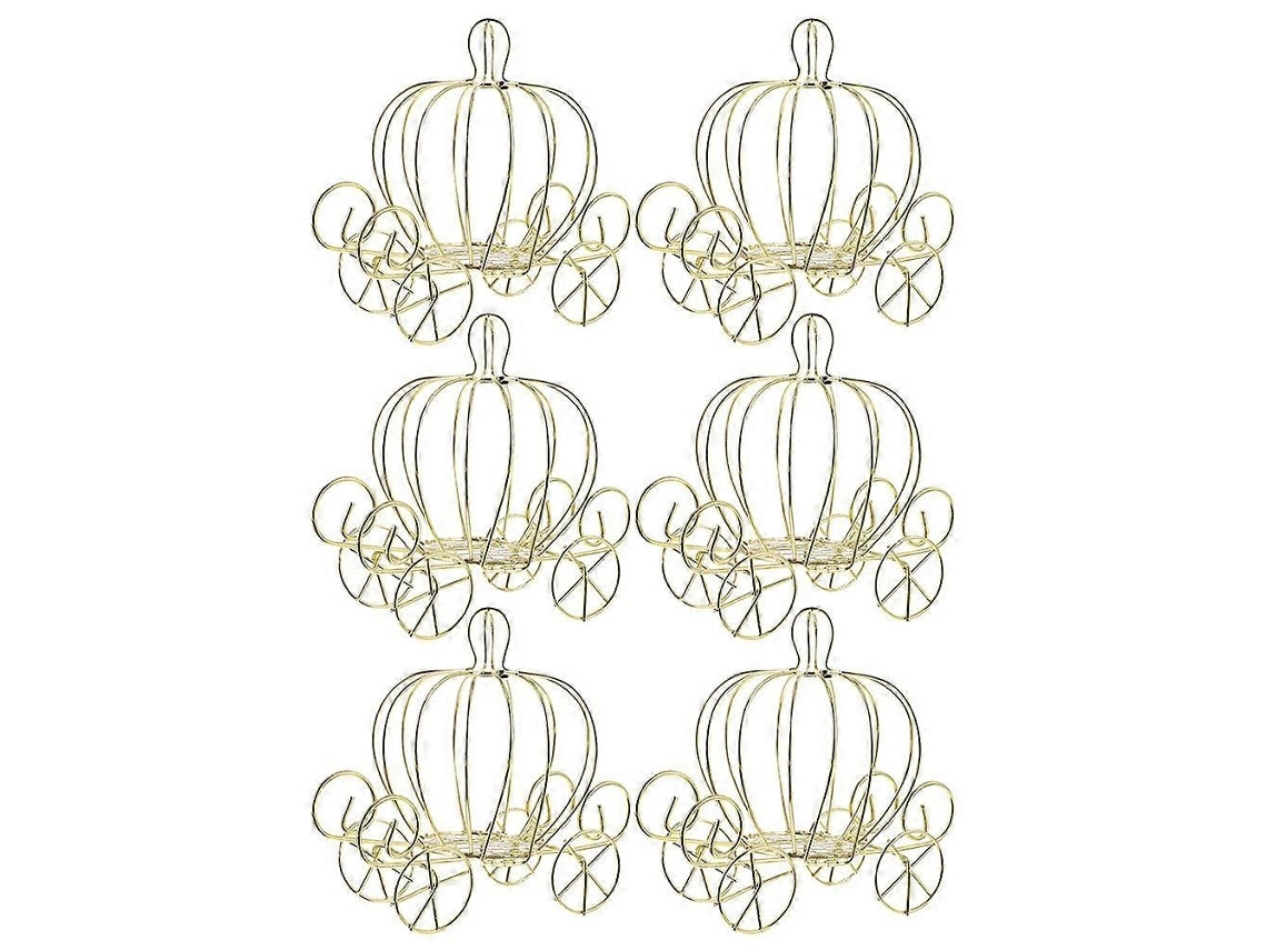 6 Caixas De Presente Com Design De Carruagem, Para Casamento, Lembranças E Doces