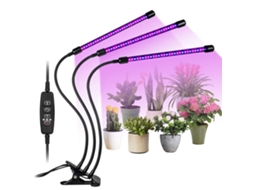 Lâmpada Led Para Plantas Internas Com Temporizador Automático 3/9/12h,2 Modos,ideal Para Mudas E Suculentas Btforus