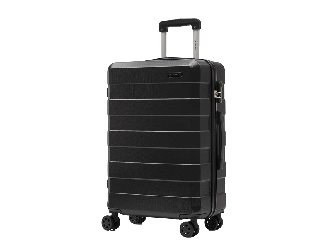 Mala De Rodas, Material Abs Durável, Fechadura De Combinação Segura, Preto, 24polegadas 600mm-a