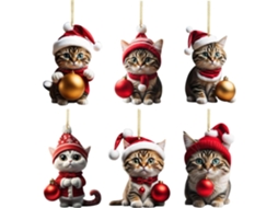 Decorações De Natal Em Forma De Gatos, Árvores E Animais, Feitas Sob Encomenda.
