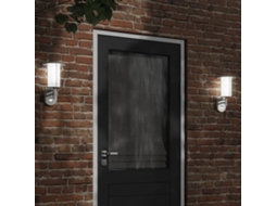 Vidaxl Candeeiros Parede P/ Exterior C/ Sensor 2pcs Aço Inox. Prateado
