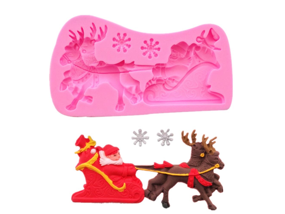 Molde de Silicone Papai Noel LAXISCREED