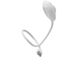Luminária De Leitura Led Usb Branca Supvox Com Braço Flexível, Proteção Para Os Olhos, 1w De Potência, Para Teclado De