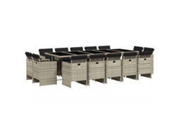 Garden Dining Set, Garden Dining Sets Vidaxl Cinzeto Rattan / Vime (n/a)