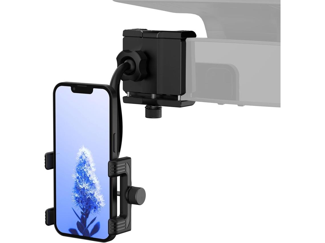 Suporte Para Celular Com Encaixe No Espelho Retrovisor, Espelho