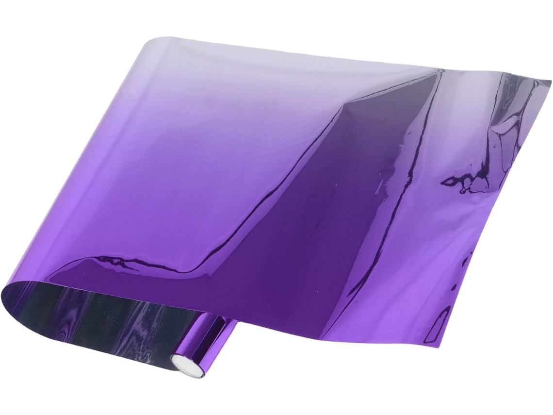 Película de proteção solar para para-brisa de Caminhão, 20x250cm, gradiente azul, proteção UV.