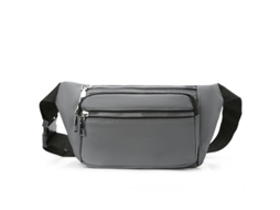 (cinza) Pochete Impermeável, Unissex, Grande Capacidade, Ideal Para Caminhadas E Ciclismo, Comporta Todos Os Seus Celulares.