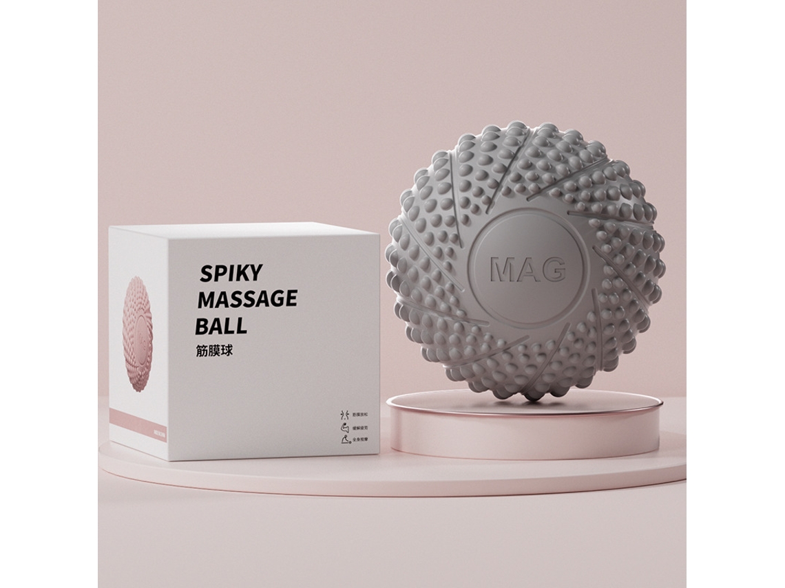 Massageador Bolas De Massagem De Silicone - Para Fascite Plantar E Relaxamento Muscular Cinz Panoona