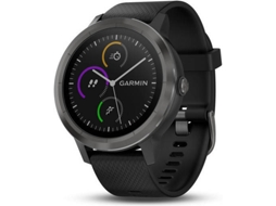 Relógio Desportivo GARMIN Vivoactive 3 (Bluetooth - Até 7 dias de autonomia - Preto) — Tamanho único ajustável | Bluetooth | À prova de água