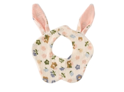 Babador de algodão para meninos e meninas, paninho fofo para esfregar, respirável, para alimentar crianças pequenas, com 6 pacotes de lenços umedecidos, bandana e cachecol.