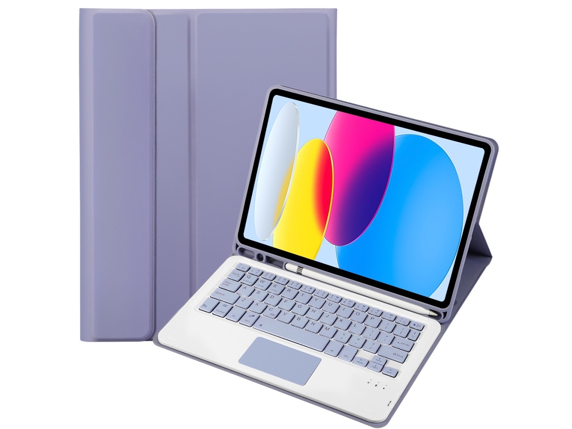 Lurelia Capa Com Teclado Bluetooth Para Ipad Air 5 10.9 Com Teclado Mágico
