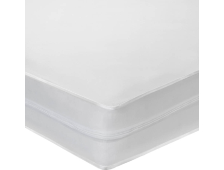 Pacote de Proteção à Prova de Água com Capa e Protetor de Colchão (90X190Cm) Branco