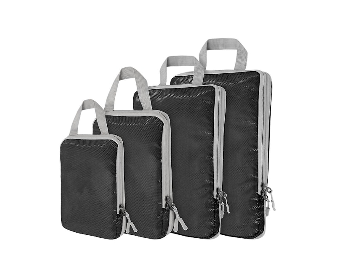 Conjunto de 8 organizadores de viagem BRILVIBERA, com nécessaire