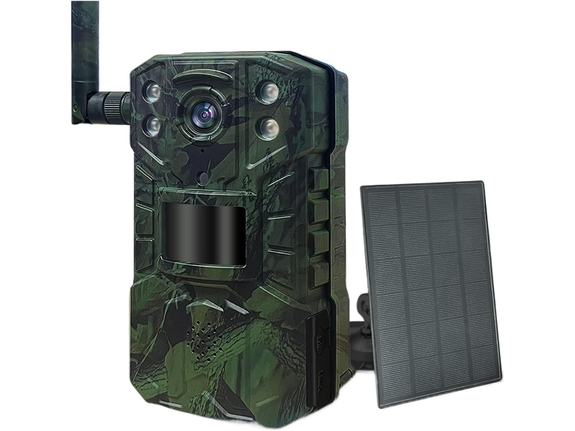 Caméra Faune Sauvage Solaire 4g Lte 14mp Pir Détection SFUSHOS
