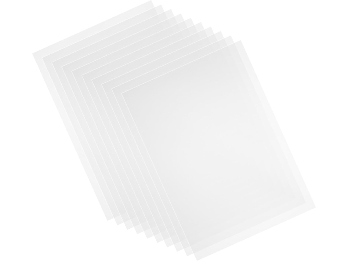 Folhas De Pvc Transparente Retardante De Chamas Para Artesanato E Porta Retratos, Tamanho A4, 0,3 Mm Gokoco