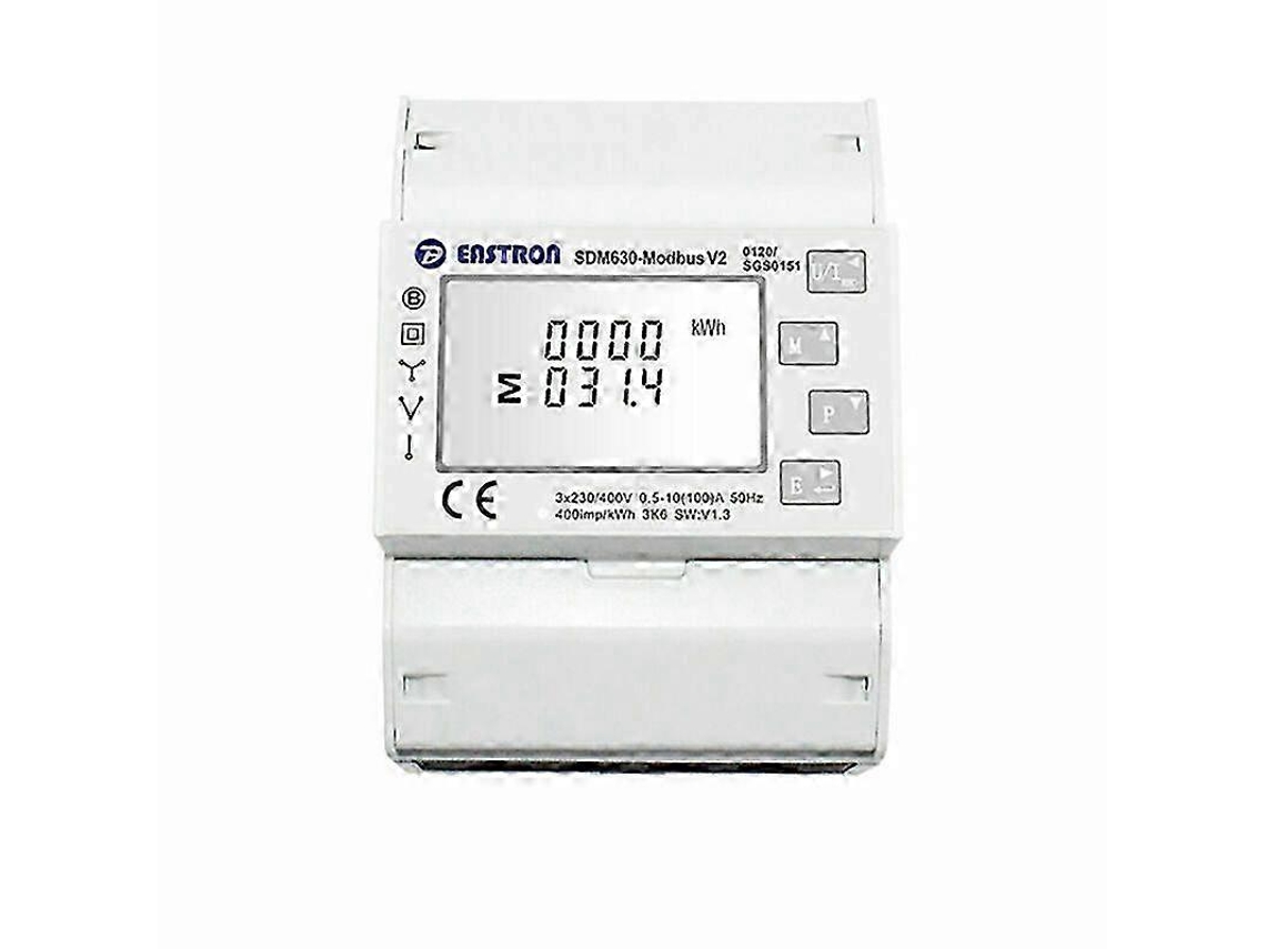 Medidor De Energia Trifásico De 4 Fios, Medidor De Energia Solar Fotovoltaica, Medidor Digital Rtu Sdm630modbus Olysi Shop