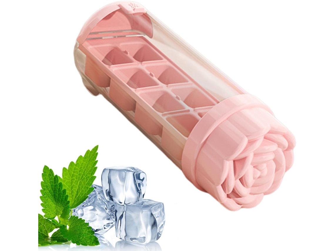 Formas De Gelo De Silicone Com 8 Compartimentos Para Congelador