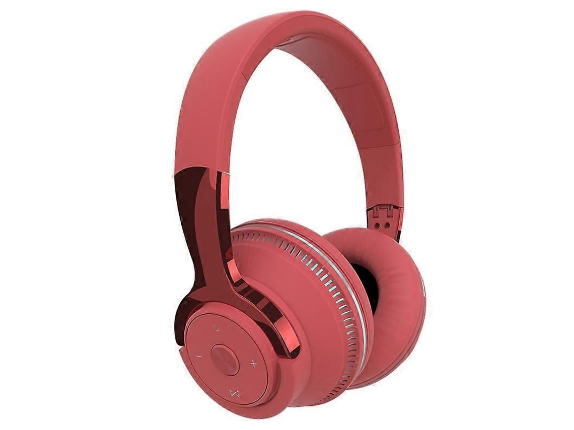 Fone de Ouvido Bluetooth Sem Fio Dobrável e Retrátil com Subwoofer Luminoso Colorido H2 TAISHENGDA