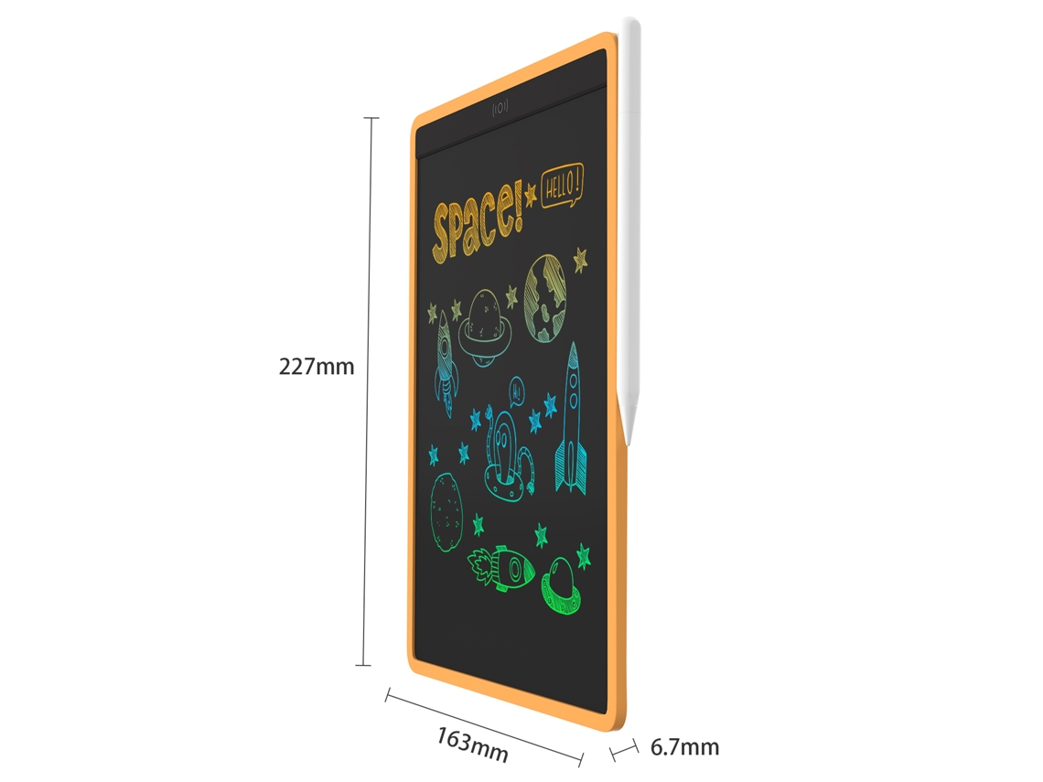 Tablet LCD Nboard de 10 polegadas para desenho e escrita, reutilizável, para crianças e adultos.