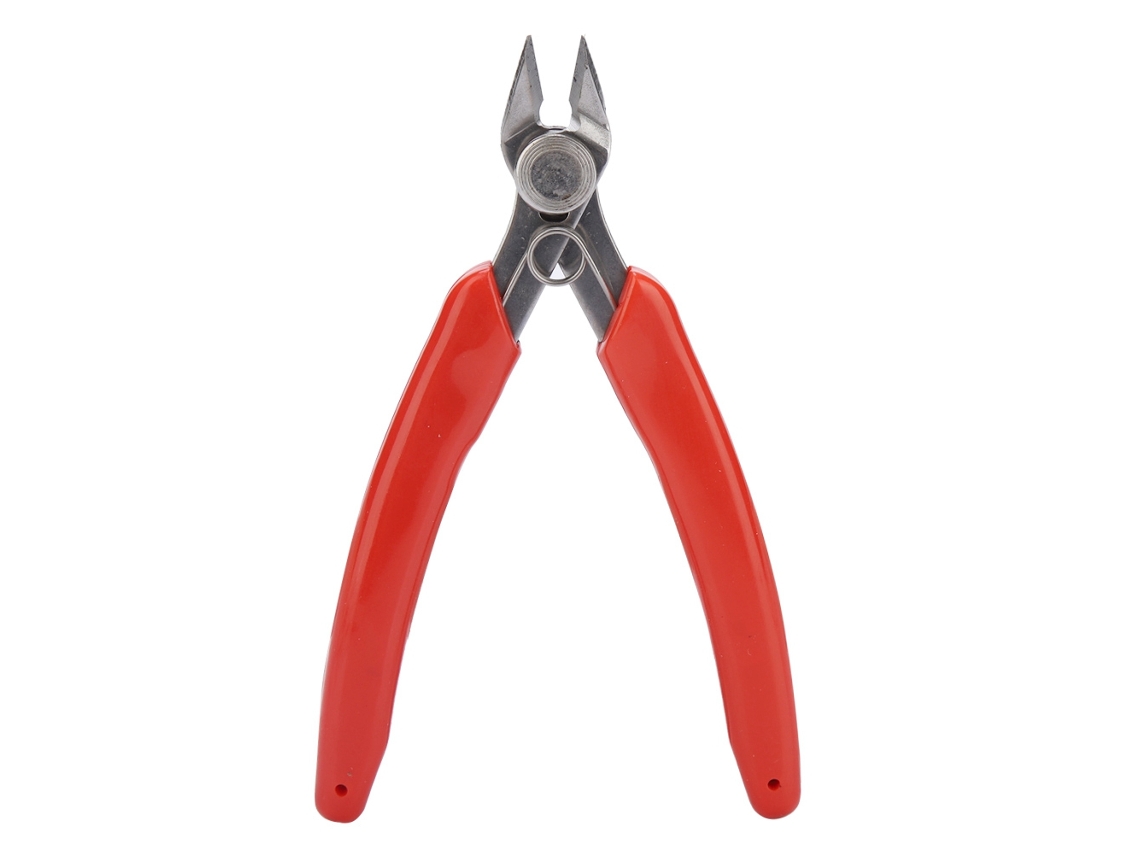 Alicates Diagonais 107f1 YURU, Mini, Corte Lateral, Fios, Aço Carbono, Nipper S/MARCA
