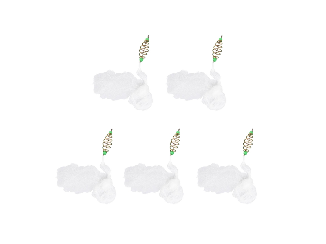 Red de pesca de nylon para lançar, 5m, malha leve sem anzóis, para água salgada e doce, 5 pcs S/MARCA