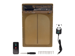 Coop de galinhas automático LAXISCREED com sensor de luz, timer, controlo remoto e tela LED