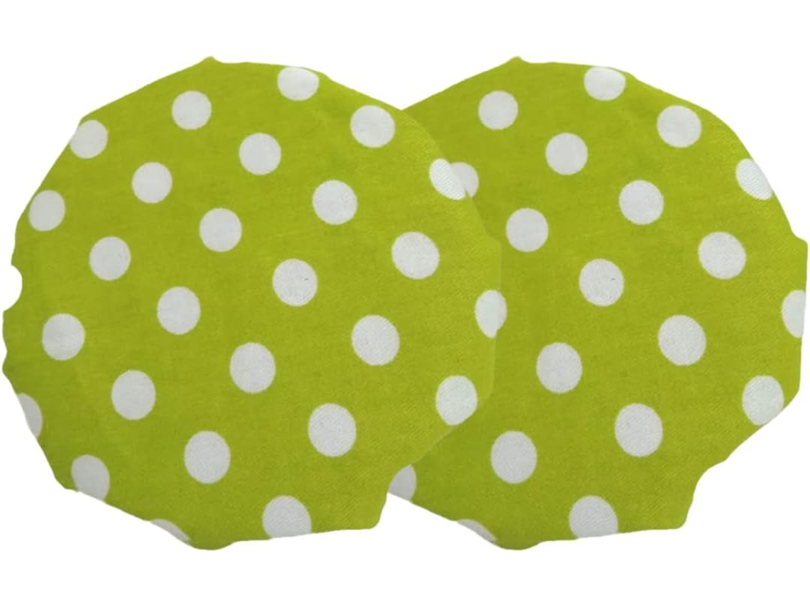 Qiland Protetores De Maçaneta 2 Peças Capas Protetoras Para Macias E Redondas Estilo Natural Decore A Sua Verde