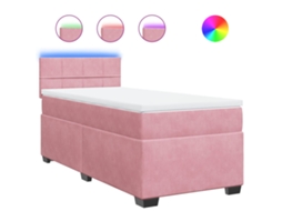 Box Spring Bed, Box Spring Beds Vidaxl Cor-de-rosa Veludo (80 X 200 Cm)