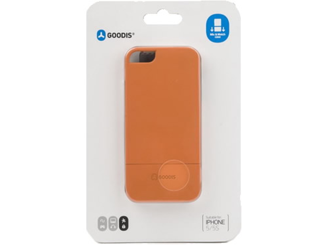 Capa pc rubber GOODIS wicked iPhone 5\5S laranja