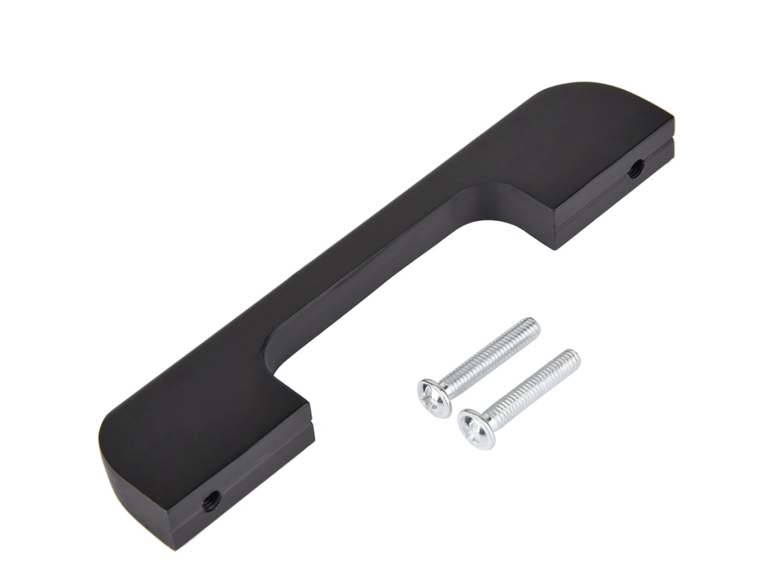 Puxador De Porta De Armário (liga De Alumínio Moderno Minimalista, Estilo Preto Alongado)