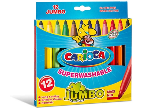Carioca - 12 un. Marcadores Jumbo