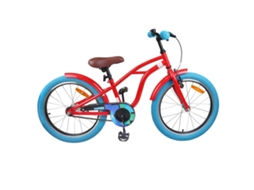 Vidaxl Bicicleta Infantil 20 Polegadas Para 6-11 Anos Vermelho
