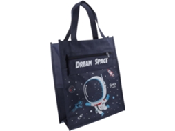 Bolsa de Lona Grande e Espaçosa Portátil, para Material Escolar CHABERLU