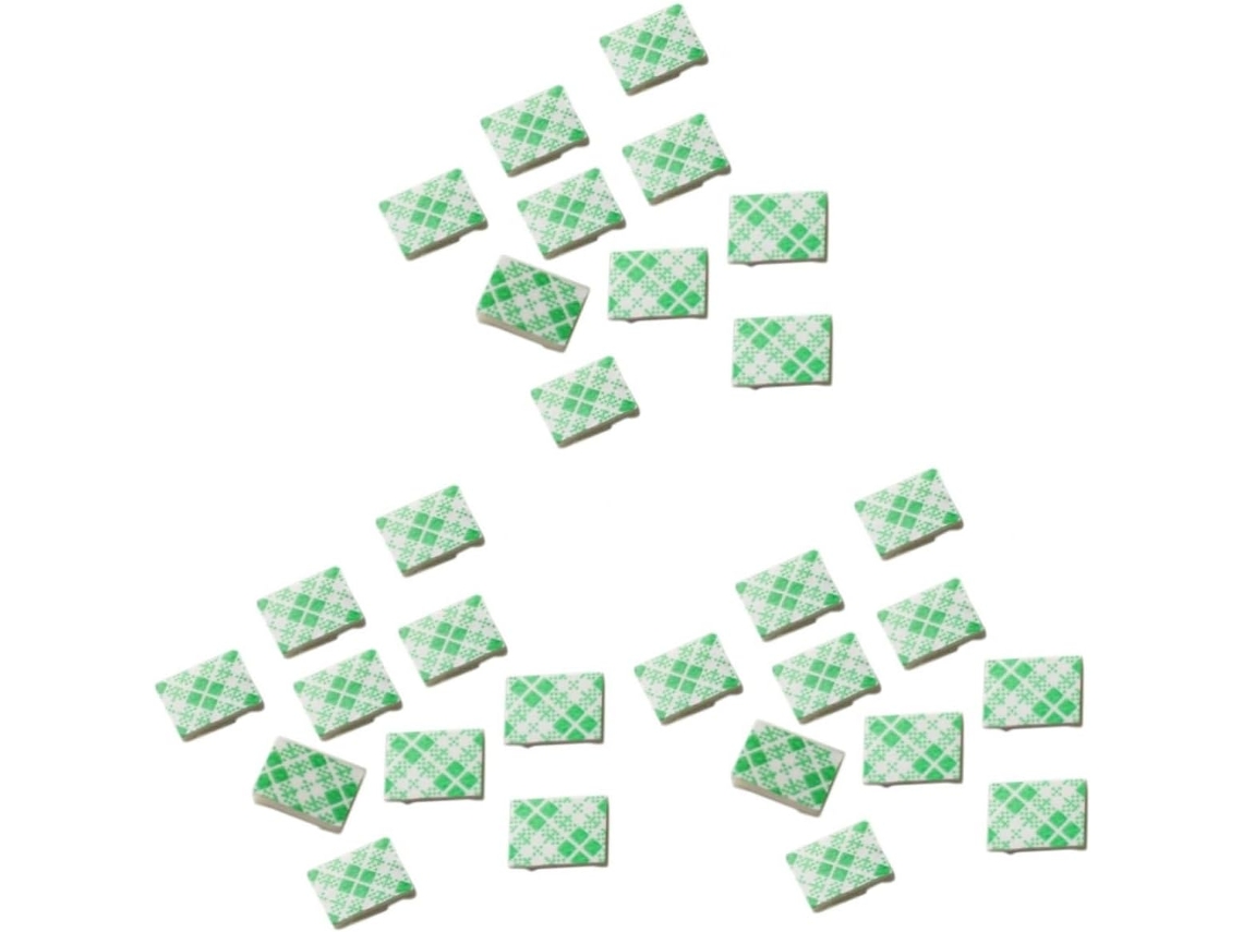 180 Peças - Suporte Para Cabo - Cabo Plano Branco - Fio