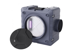 Purificador De Ar Com Filtro Hepa, Uv C, 3 Estágios, Fluxo De 800 Cfm E Design Empilhável Tekmaquinas
