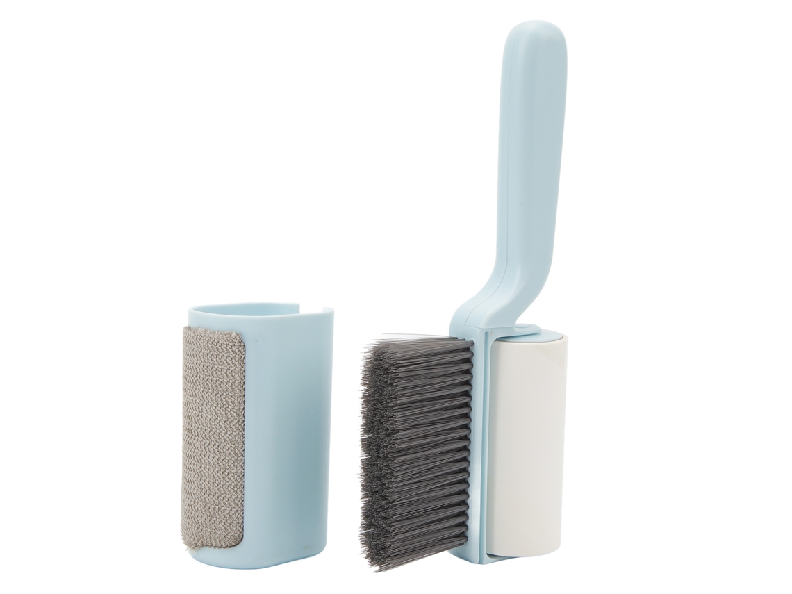 Rodillo Reutilizable Para Pelos De Mascotas 2 En 1, Quitapelos Desprendible Para Perros, Muebles Y Hogar Azul