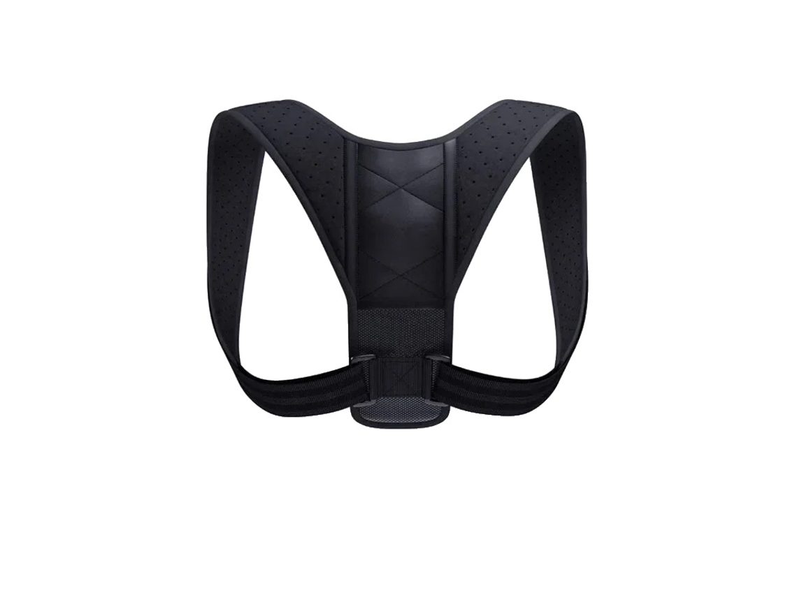 Cinto De Correção Postural, Tecido Respirável, Design Unissex, Preto M