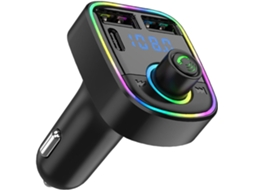Transmissor de rádio para carro com cancelamento de ruído, plug-and-play