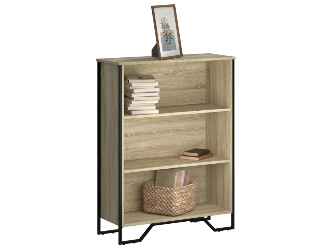 Vidaxl Estante 80x31x106 Cm Derivados De Madeira Carvalho Sonoma