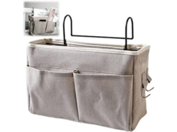 Canasto Colgante Para Cama Con Bolsillos Organizador De Almacenamiento Para Dormitorio Y Espacios Pequeños