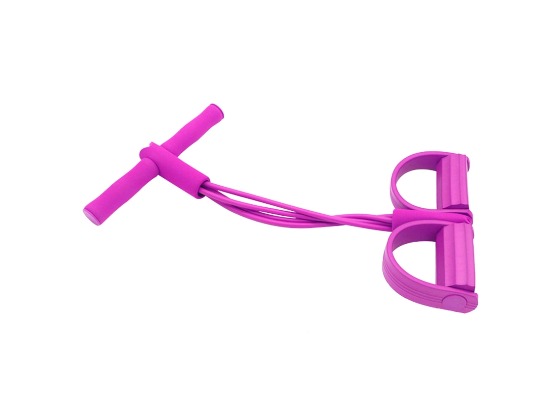 Faixa Elástica de Resistência para Abdominais Rosa AQUAFORGE