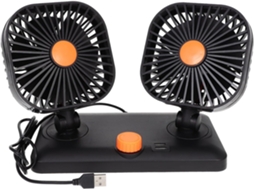 Ventilador Elétrico Portátil Artibetter De 30w Para Carro, Em Abs Preto, Design Leve E Prático, Ideal Para Festas De
