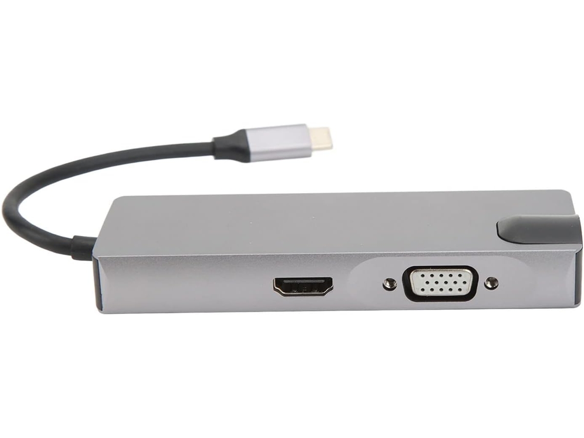 Hub Usb 3.0 8 Em 1 Com Carregamento Rápido Pd De Alta Velocidade,