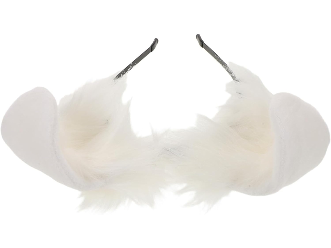 Tiara De Orelhas De Cachorro De Pelúcia Para Meninas E Mulheres, Acessório De Cosplay.