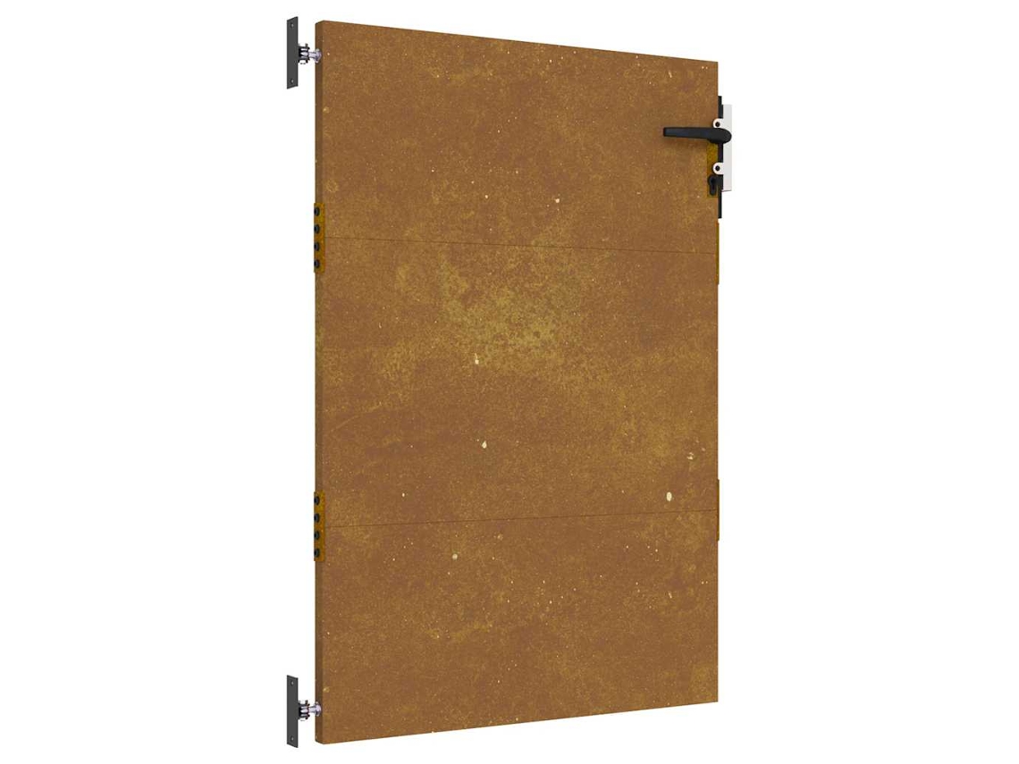 Garden Gate, Garden Gates Vidaxl Marrom Aço (85 X 125 Cm)