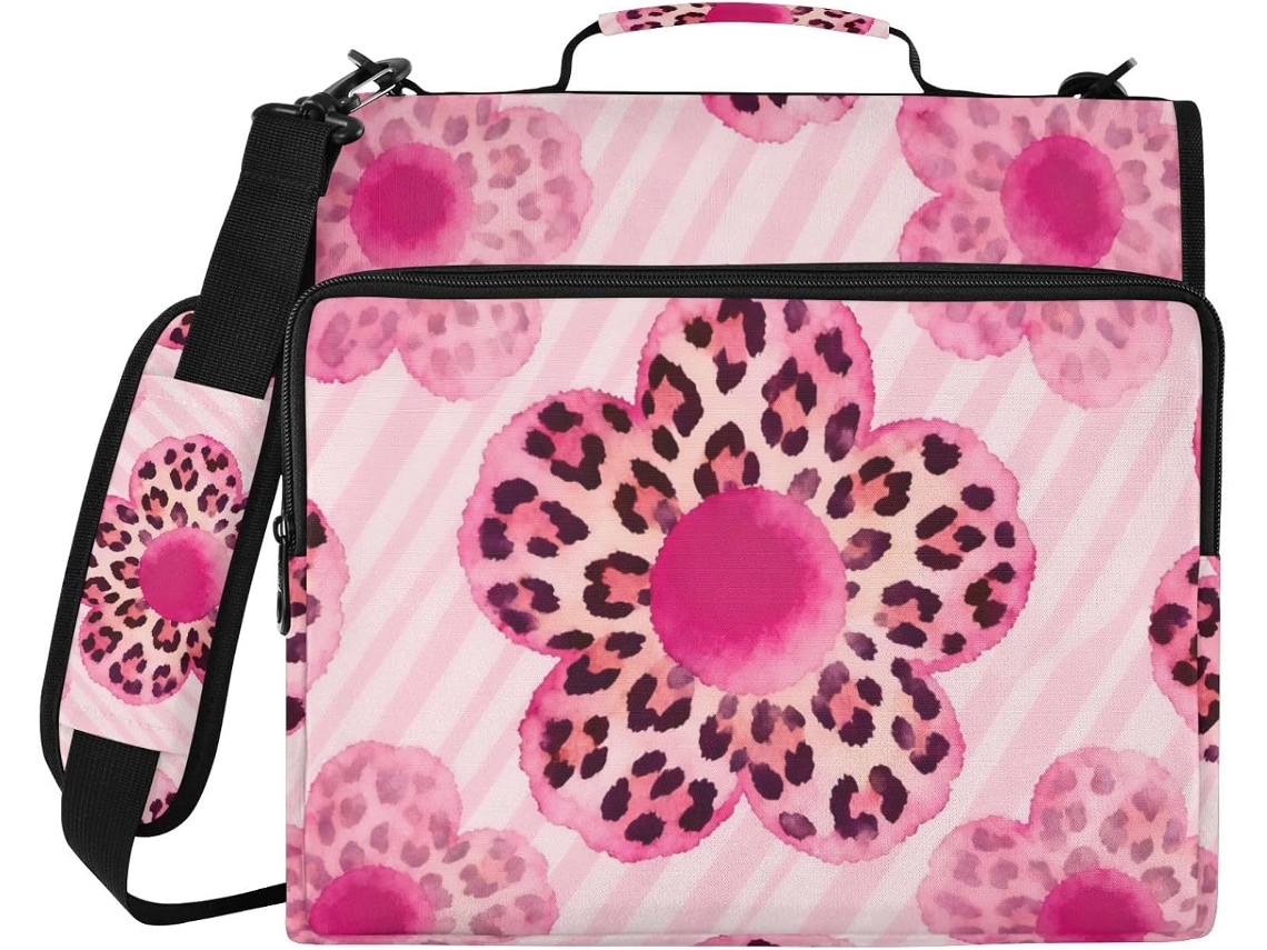 Pasta resistente com zíper, removível, impermeável, bolsa organizadora escolar.