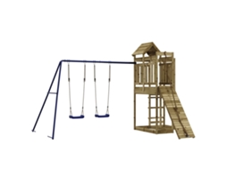 Outdoor Playset, Outdoor Playsets Vidaxl Marrom Madeira De Pinho Impregnada (n/a)