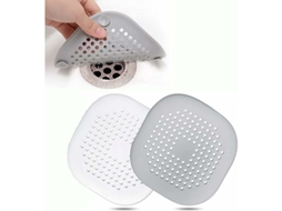 Conjunto De 2 Tampas De Silicone Para Ralo, Filtro Para Ralo De Cozinha Com Ventosa