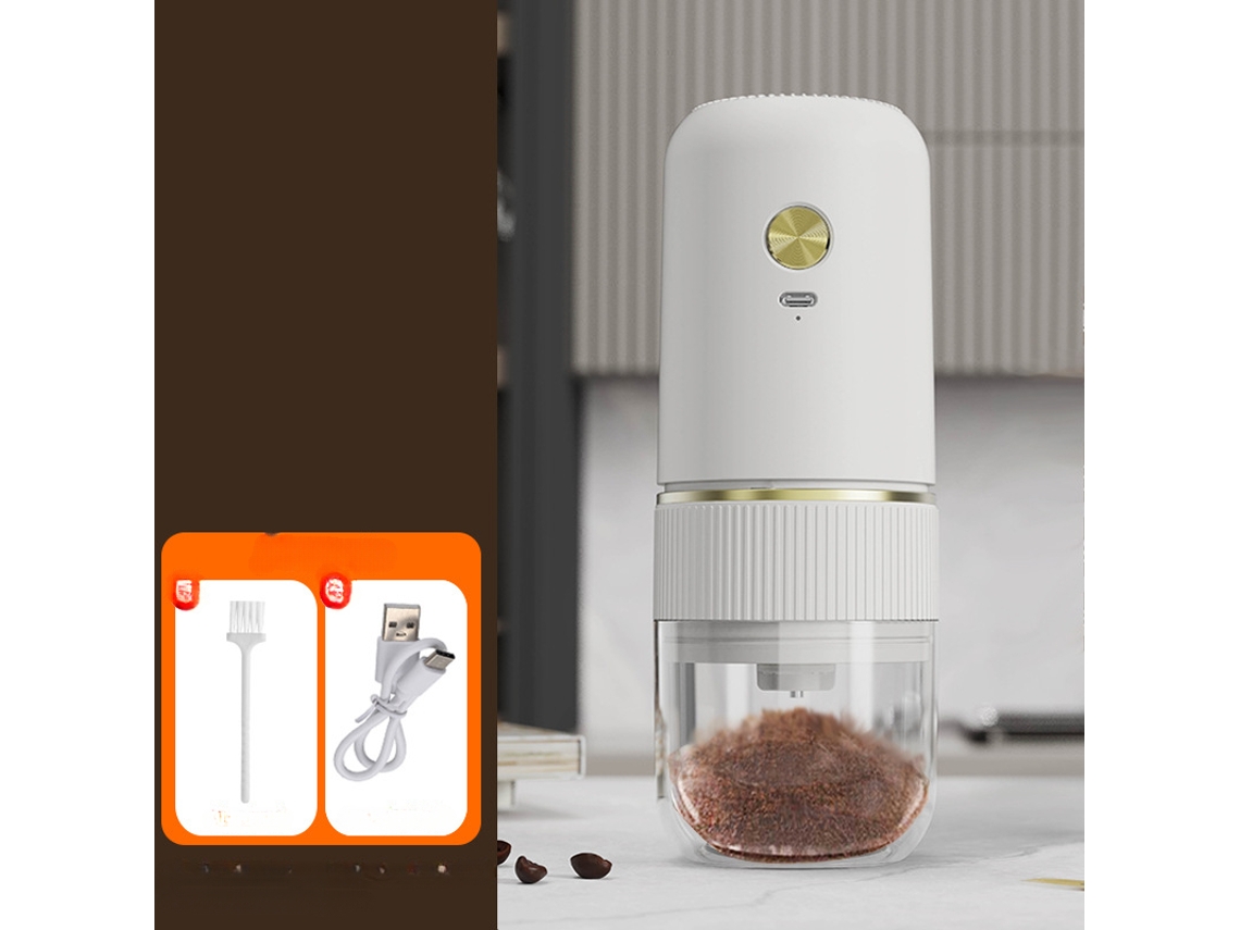 Moedor De Café Grau De Moagem Elétrico Ajustável Cuich (branco)